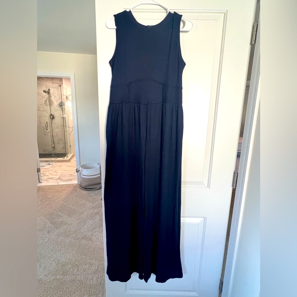 Navy blue jumpsuit